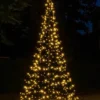 FHS Weihnachtsbaum 300cm 480 LEDs Warmweiß Davon 96 Blinkend Ø170cm Metallgestell