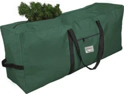 Weihnachtsbaum Aufbewahrungstasche 125 Cm Weihnachtsbaumtasche Transporthülle Weihnachtsbäume Tannenbaum Aufbewahrung Tasche - Rechteck Grün [125]