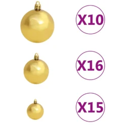 VidaXL Künstlicher Weihnachtsbaum Mit LEDs & Kugeln 300 Cm Grün -Künstliche Weihnachtsbäume das Geschäft dd943f51224af6ae0259f45487b3f133