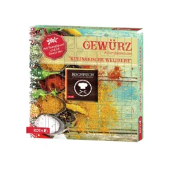 ROTH Gewürz-Adventskalender 2021 Gefüllt Mit 24 Hochwertigen Kräutern Und Kochbuch Zum Kochen Im Advent, Gewürzmischung-Kalender Für Die Adventszeit