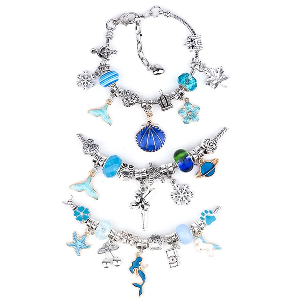 Adventskalender 2022, Mädchen Geschenke 6-12 Jahre Schmuck Basteln Mädchen Geschenke Für Mädchen Kinderspielzeug Mädchen Bettelarmband Bausatz DIY Kinderspielzeug Von 6 7 8 9 10 11 Jahren (Blau) 2 Adventskalender 2022, Mädchen Geschenke 6-12 Jahre Schmuck Basteln Mädchen Geschenke Für Mädchen Kinderspielzeug Mädchen Bettelarmband Bausatz DIY Kinderspielzeug Von 6 7 8 9 10 11 Jahren (Blau) – Bild 2