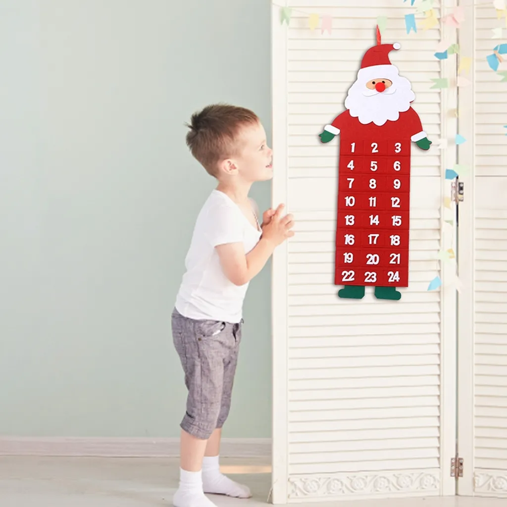 Adventskalender Weihnachten Kalender Befüllbar Weihnachten Hängeanhänger Weihnachtsmann Ornamente Diy Adventskalender Weihnachtsdekoration Für Zuhause(Weiß) 2 Adventskalender Weihnachten Kalender Befüllbar Weihnachten Hängeanhänger Weihnachtsmann Ornamente Diy Adventskalender Weihnachtsdekoration Für Zuhause(Weiß) – Bild 2