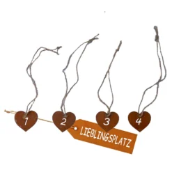 Adventszahlen 'Herz' Aus Metall Mit Rostfinish 4er-Set 9 Adventszahlen 'Herz' Aus Metall Mit Rostfinish 4er-Set -Künstliche Weihnachtsbäume das Geschäft ebbc875376ba5b19f5f93aaffc733a3c