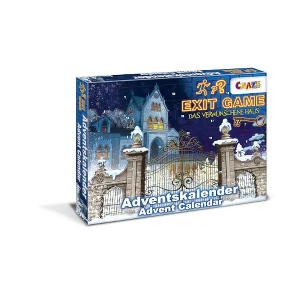 Craze 24720 - Adventskalender Exit Game Challenge - Das Verwunschene Haus 1 Craze 24720 - Adventskalender Exit Game Challenge - Das Verwunschene Haus