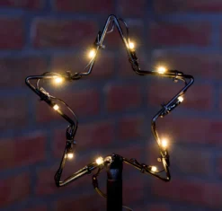 LED Metall-Tannenbaum | Mit Warmweißen LED Beleuchtet | Lichterbaum - Weihnachtsbaum Für Den Innen Und Geschützten Außenbereich (150 Cm / 130 LED) -Künstliche Weihnachtsbäume das Geschäft ede300b5169a1145363d35cbe340da68