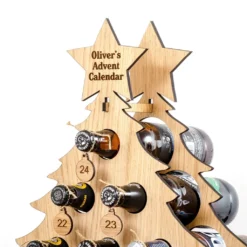 24 Tage Weihnachtsbaum Weinregal Holz Advents Countdown , Weihnachts Countdown Ornamente Aus Holz, Weinregal Dekoration, Feiertags Adventskalender, Weinregal, Weihnachtsdekoration -Künstliche Weihnachtsbäume das Geschäft f0157053678754f85077e817be0f95af