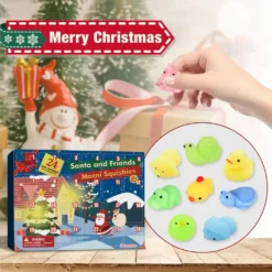 Adventskalender 2022, 24 Mochi Squishies Inkl. Weihnachtsmann, Jeden Tag Verschiedene Überraschungen, Ungiftig, Wiederverwendbar, Süß Und Entzückend Für Weihnachten Weihnachtsgeschenk -Künstliche Weihnachtsbäume das Geschäft f19b73d765015007f2ca79f6b8118bf1 2