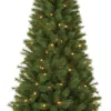 Giftsome Weihnachtsbaum - Künstlicher Weihnachtsbaum Mit LED-Beleuchtung - Klappbare Äste - Warmweißes Licht - 185 CM - Grün