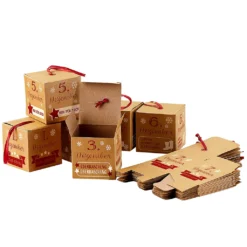 Adventskalender Bastel Set 24 Boxen Befüllen Würfel Zahlen Hänger 6cm -Künstliche Weihnachtsbäume das Geschäft f3ca41b97e66e20c538630f64194eae4