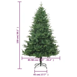 VidaXL Künstlicher Weihnachtsbaum Grün 150 Cm PVC PE 11 VidaXL Künstlicher Weihnachtsbaum Grün 150 Cm PVC PE -Künstliche Weihnachtsbäume das Geschäft f525a38a5b5d1449ea755ce702a7255a