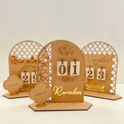 Ramadan Holzkalender 30 Tage Countdown Kalender Eid Ramadan Dekoration Für Zuhause Islamische Muslimische Partydekoration, B -Künstliche Weihnachtsbäume das Geschäft f5843c4eec4cb57e19a6786dfe0e1f58