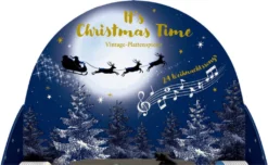 Sound-Adventskalender - It's Christmas Time: Vintage-Plattenspieler Mit 24 Weihnachtssongs -Künstliche Weihnachtsbäume das Geschäft f6db80722047a2c97c939a737676ea34