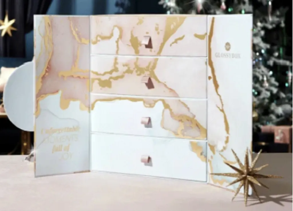 GLOSSYBOX Adventskalender 2022 Beauty, Frauen Kosmetik Advent Kalender, 24 Geschenke Wert 550 €, Pflege Weihnachtskalender Frau, Adventkalender Damen 2 GLOSSYBOX Adventskalender 2022 Beauty, Frauen Kosmetik Advent Kalender, 24 Geschenke Wert 550 €, Pflege Weihnachtskalender Frau, Adventkalender Damen – Bild 2