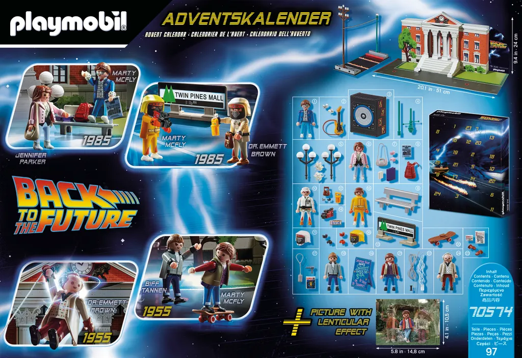 PLAYMOBIL Weihnachten 70574 Adventskalender "Back To The Future" 4 PLAYMOBIL Weihnachten 70574 Adventskalender "Back To The Future" – Bild 4