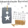 Adventskalender Zum Befüllen Stern 24 Papiertüten Aufkleber Zahlen Bastelset 72tlg. Wäscheklammern