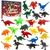 24 Tage Dinosaurier Adventskalender 2022,Weihnachtsspielzeug Für Jungen Und Mädchen,Countdown Weihnachtskalender, Weihnachtsgeschenke Für Kinder