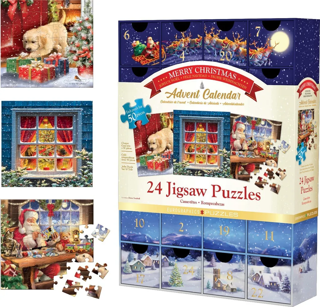 Puzzle Adventkalender - Frohe Weihnachten. 1200 Teile 2 Puzzle Adventkalender - Frohe Weihnachten. 1200 Teile – Bild 2