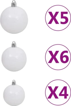VidaXL Schlanker Weihnachtsbaum Mit LEDs & Kugeln Rosa 120 Cm -Künstliche Weihnachtsbäume das Geschäft fc9b46051ec8d35a5a1f684811f9392b
