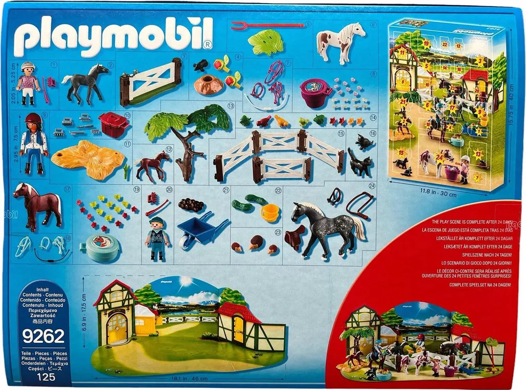 PLAYMOBIL 9262 Adventskalender "Reiterhof" 5 PLAYMOBIL 9262 Adventskalender "Reiterhof" – Bild 5