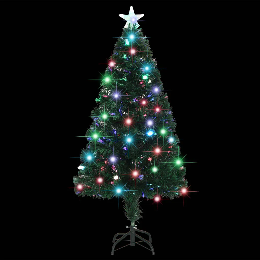 VidaXL Künstlicher Weihnachtsbaum Mit Ständer/LED 120 Cm Fiberoptik 1 VidaXL Künstlicher Weihnachtsbaum Mit Ständer/LED 120 Cm Fiberoptik