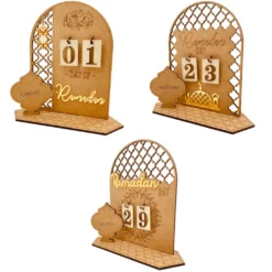 Ramadan Holzkalender 30 Tage Countdown Kalender Eid Ramadan Dekoration Für Zuhause Islamische Muslimische Partydekoration, A -Künstliche Weihnachtsbäume das Geschäft ff51322afc937ef9cce5f4a829d81ad9 1