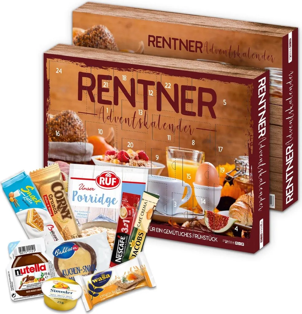Itenga Adventskalender Rentner - Rentner Adventskalender Mit Frühstücksartikeln 3 Itenga Adventskalender Rentner - Rentner Adventskalender Mit Frühstücksartikeln – Bild 3