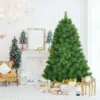 COSTWAY 180cm Künstlicher Weihnachtsbaum, Tannenbaum Mit Metallständer, Kunstbaum Weihnachten Klappsystem, Christbaum PVC Nadeln, Ideal Für Zuhause, Büro, Geschäfte Und Hotels, Grün